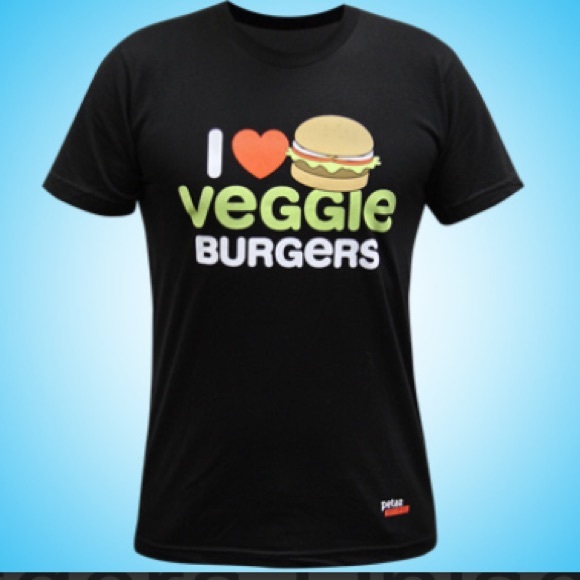 🎆LAST CHANCE 🎆 I ❤️ Veggie Burgers Tee🐮🐷🐤 - Picture 1 of 1